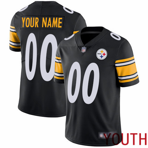 Limited Black Youth Home Jersey NFL Customized Football Pittsburgh Steelers Vapor Untouchable